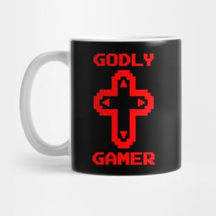 Godly Gamer (v7 - red) Mug